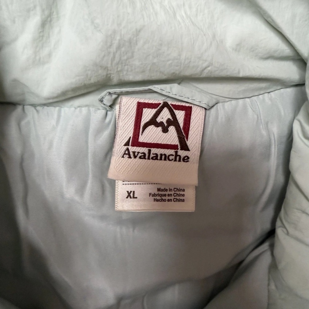 Avalanche Light Mint Quilted Pullover Jacket - image 2